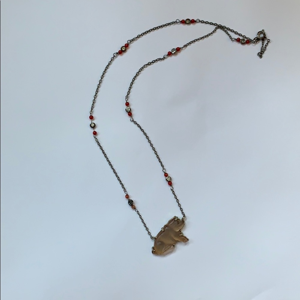 *FREE IF BUNDLED* Marc Jacobs Pig Pendant Necklace